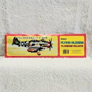 Sealed 3/$20 WWII Flying Thunderbolt F-47 D Glider by CTG Brands Inc.!!